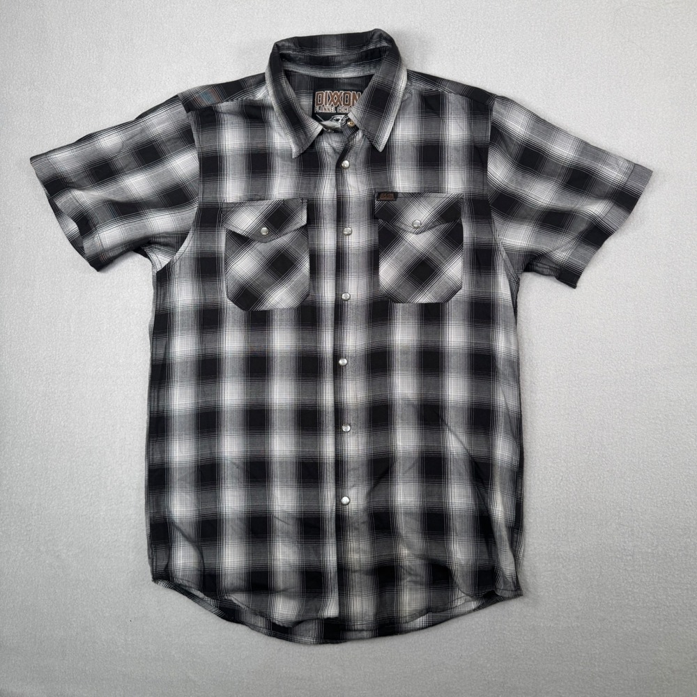 Dixxon Flannel Company Shirt Small Arizona Super Show Pearl Snaps Plaid